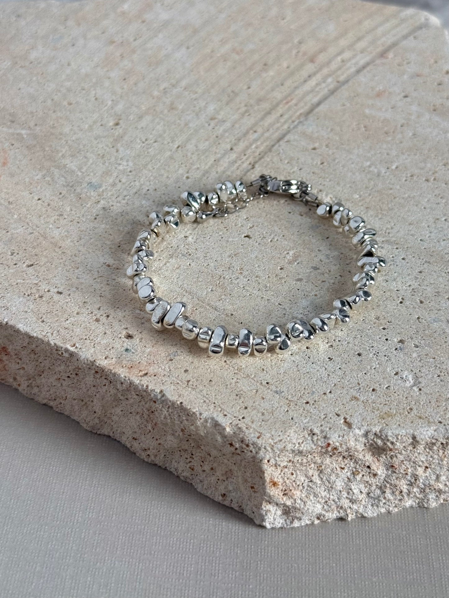 White Hematite Bracelet