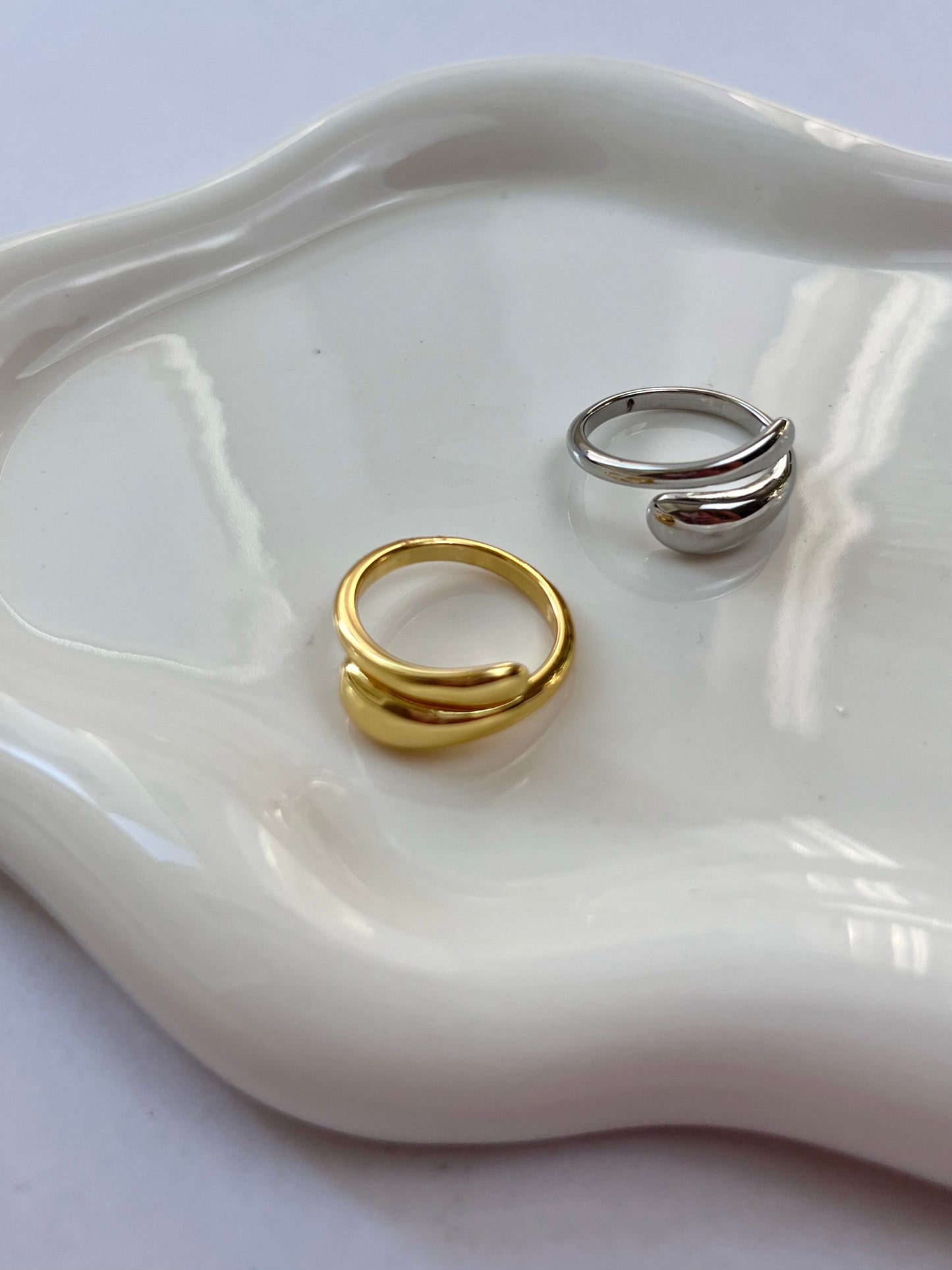 Wave Gold/Silver Ring